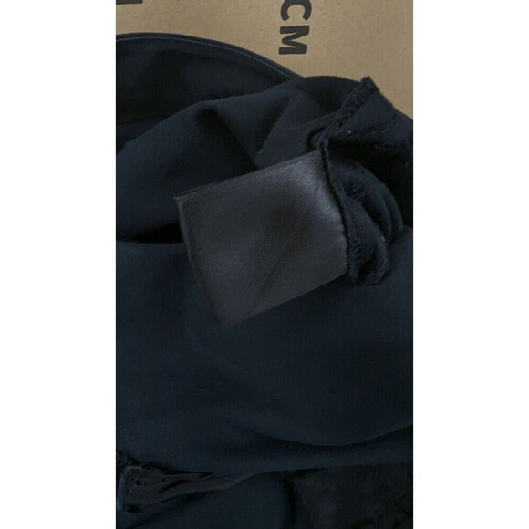 Lafayette 148‎ NY Wide Leg Solid Black Zip Tab Career Work Pants Size 12 - Picture 7 of 10